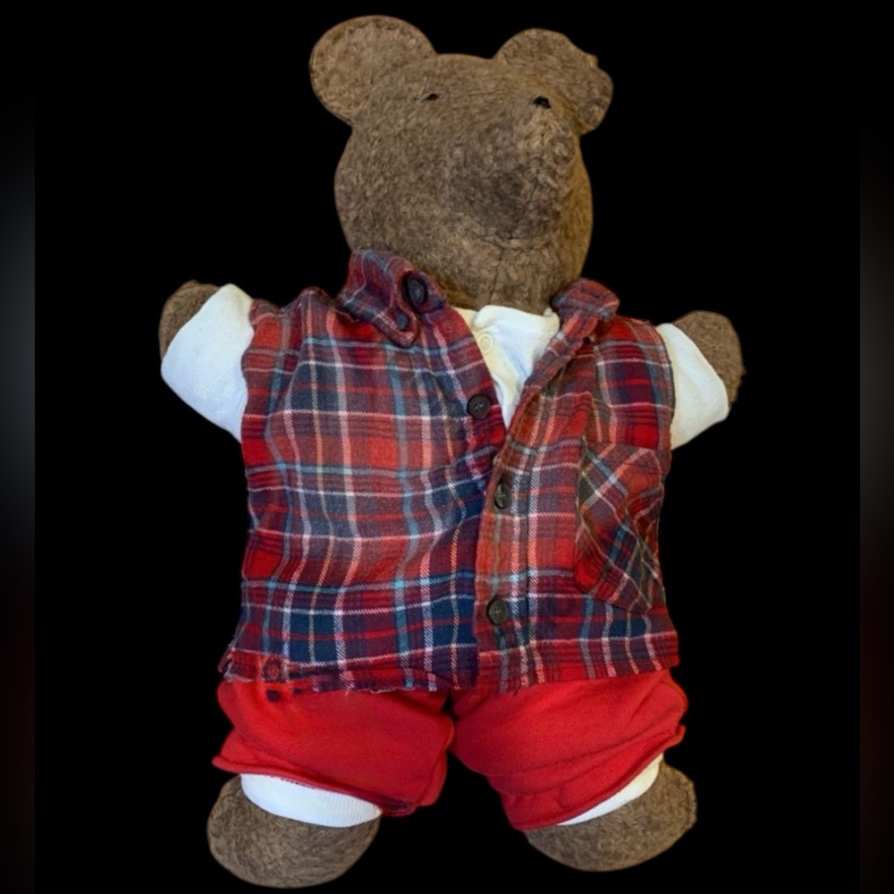 Vintage Lumberjack Teddy Bear